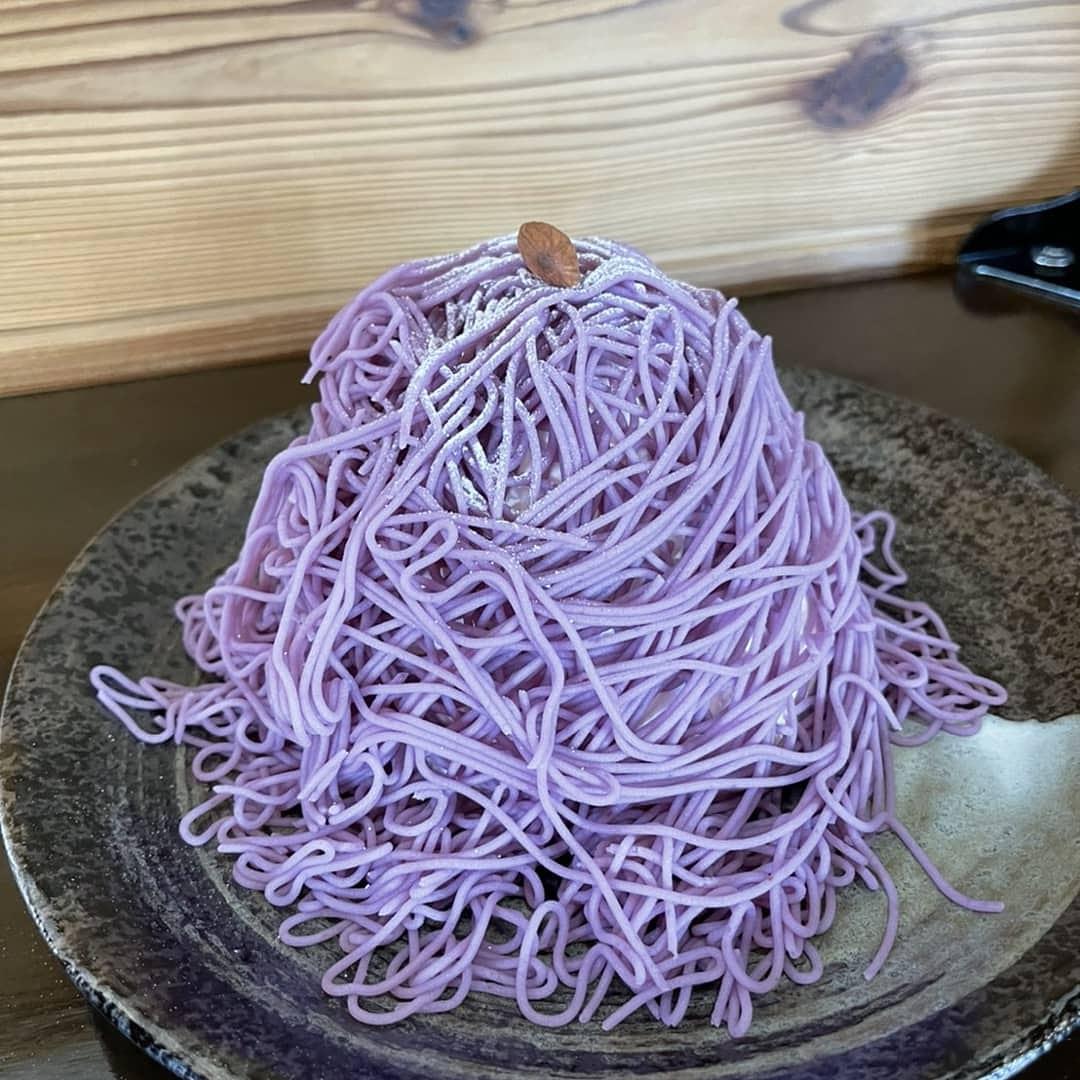 紫芋のモンブラン