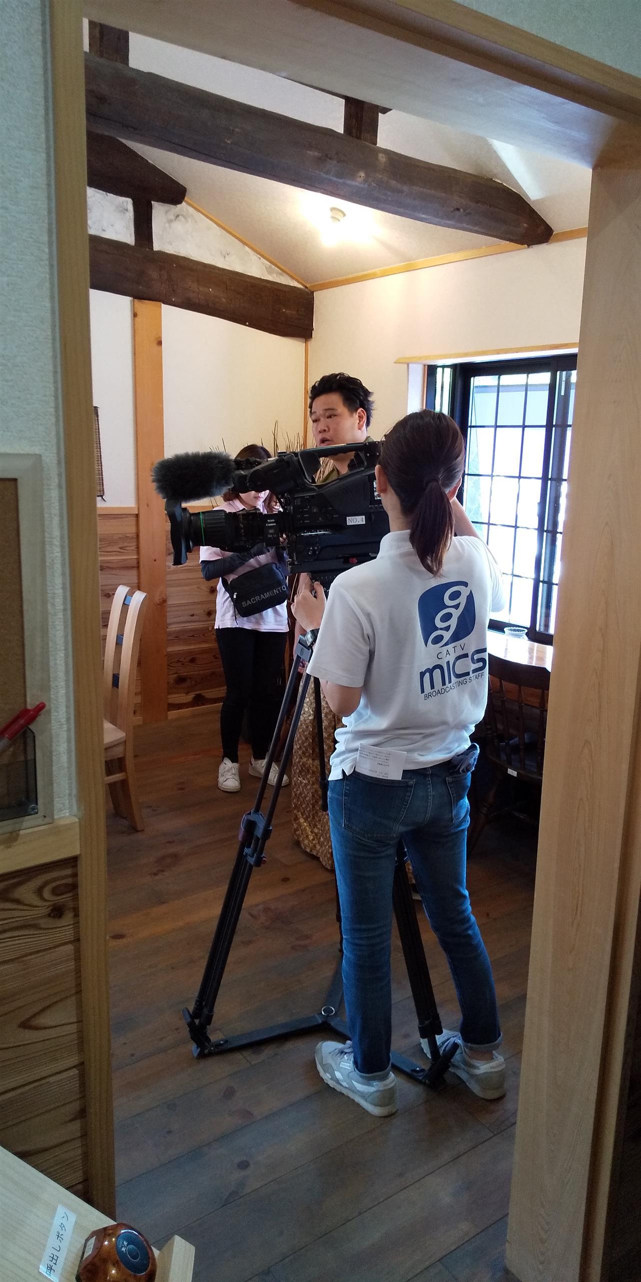 岡崎市のケーブルTVmicsに取材していただきました。