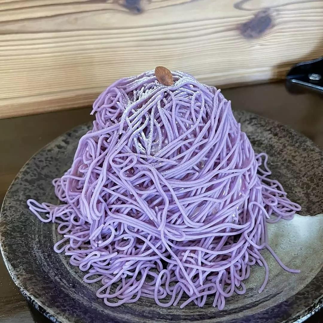 紫芋の薩摩イモンブラン