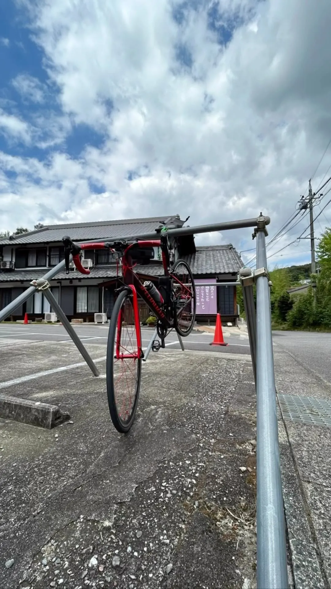 【ロードバイクで】